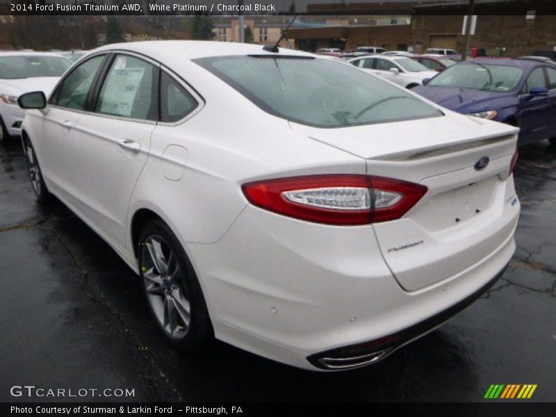  2014 Fusion Titanium AWD White Platinum