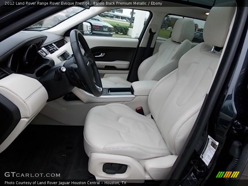 Barolo Black Premium Metallic / Ebony 2012 Land Rover Range Rover Evoque Prestige