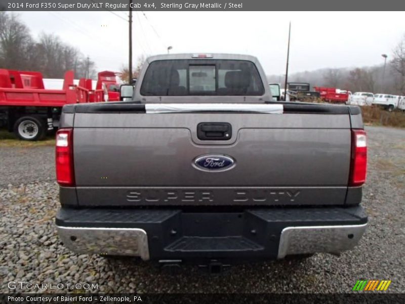 Sterling Gray Metallic / Steel 2014 Ford F350 Super Duty XLT Regular Cab 4x4
