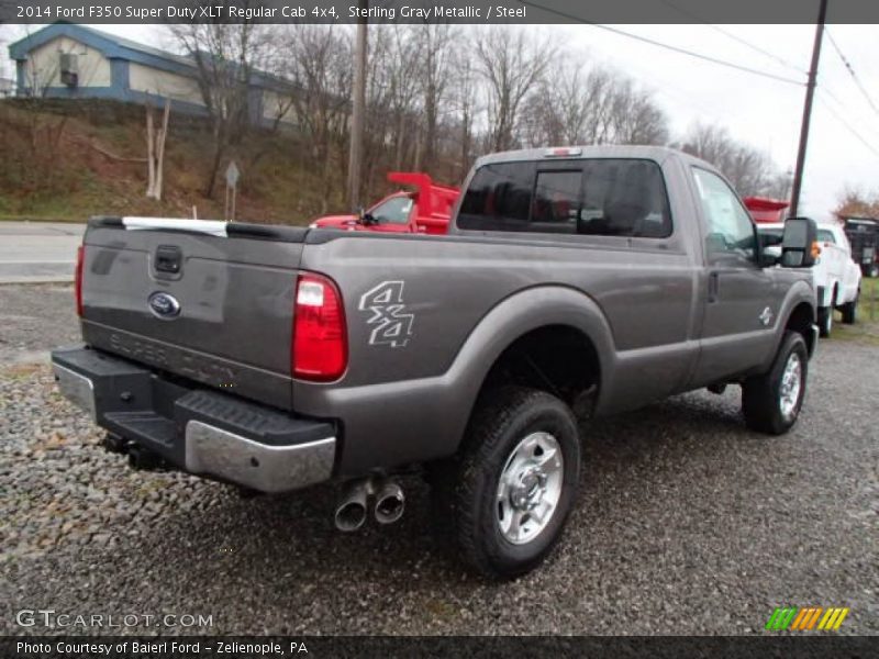 Sterling Gray Metallic / Steel 2014 Ford F350 Super Duty XLT Regular Cab 4x4