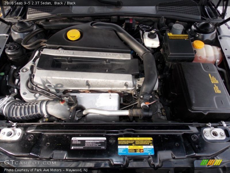 Black / Black 2008 Saab 9-5 2.3T Sedan