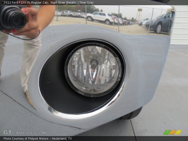 Ingot Silver Metallic / Steel Gray 2011 Ford F150 XL Regular Cab