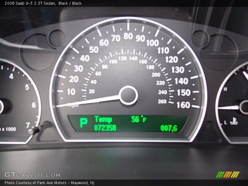 Black / Black 2008 Saab 9-5 2.3T Sedan