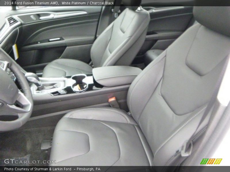 Front Seat of 2014 Fusion Titanium AWD