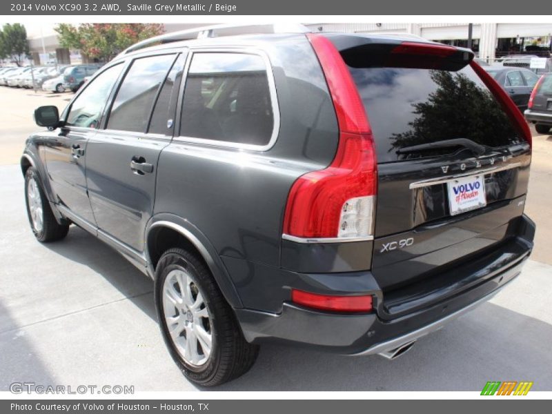 Saville Grey Metallic / Beige 2014 Volvo XC90 3.2 AWD
