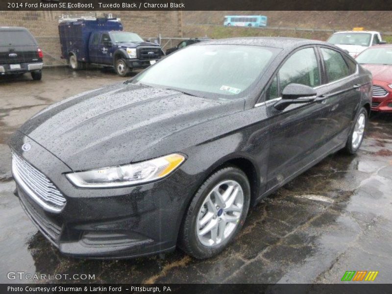 Tuxedo Black / Charcoal Black 2014 Ford Fusion SE EcoBoost