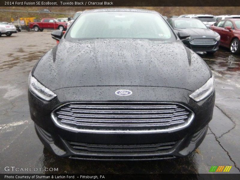 Tuxedo Black / Charcoal Black 2014 Ford Fusion SE EcoBoost