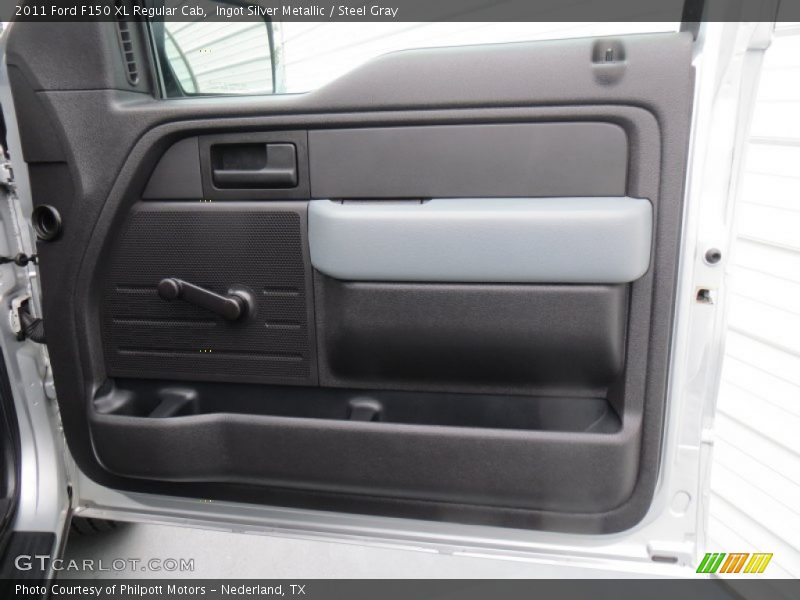 Ingot Silver Metallic / Steel Gray 2011 Ford F150 XL Regular Cab