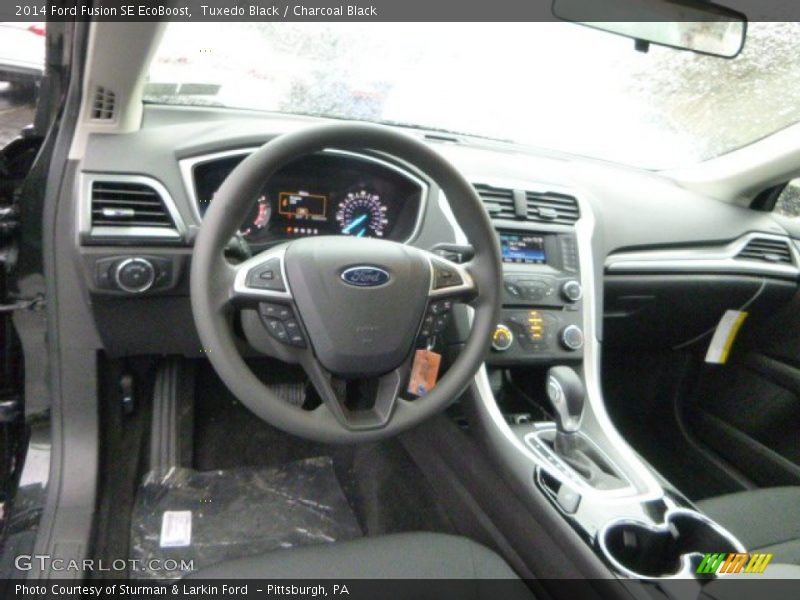 Tuxedo Black / Charcoal Black 2014 Ford Fusion SE EcoBoost