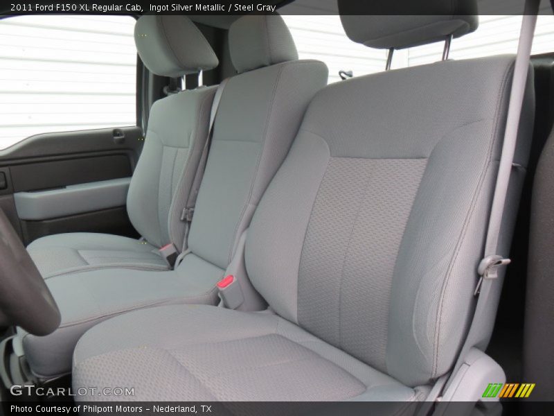 Ingot Silver Metallic / Steel Gray 2011 Ford F150 XL Regular Cab