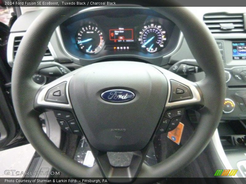 Tuxedo Black / Charcoal Black 2014 Ford Fusion SE EcoBoost