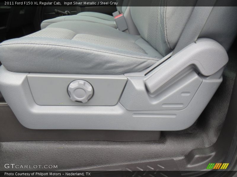 Ingot Silver Metallic / Steel Gray 2011 Ford F150 XL Regular Cab