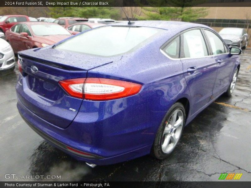  2014 Fusion SE Deep Impact Blue