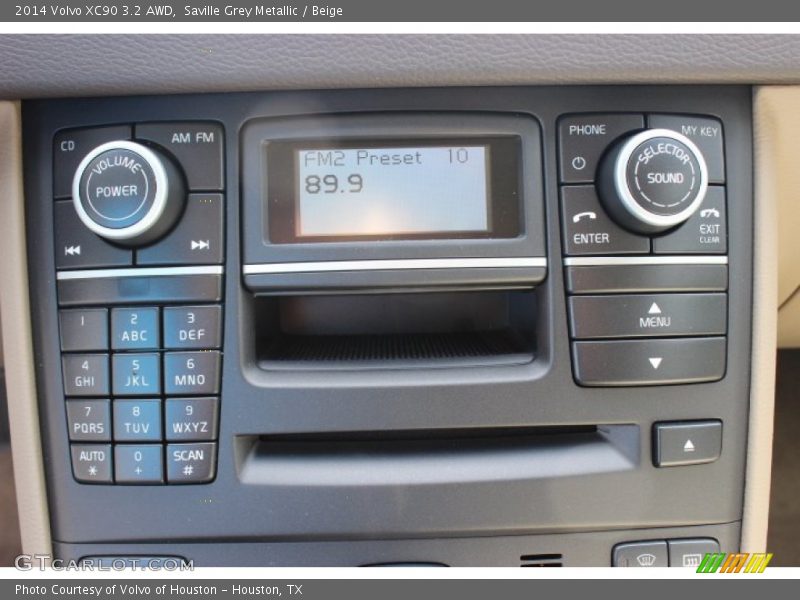 Saville Grey Metallic / Beige 2014 Volvo XC90 3.2 AWD