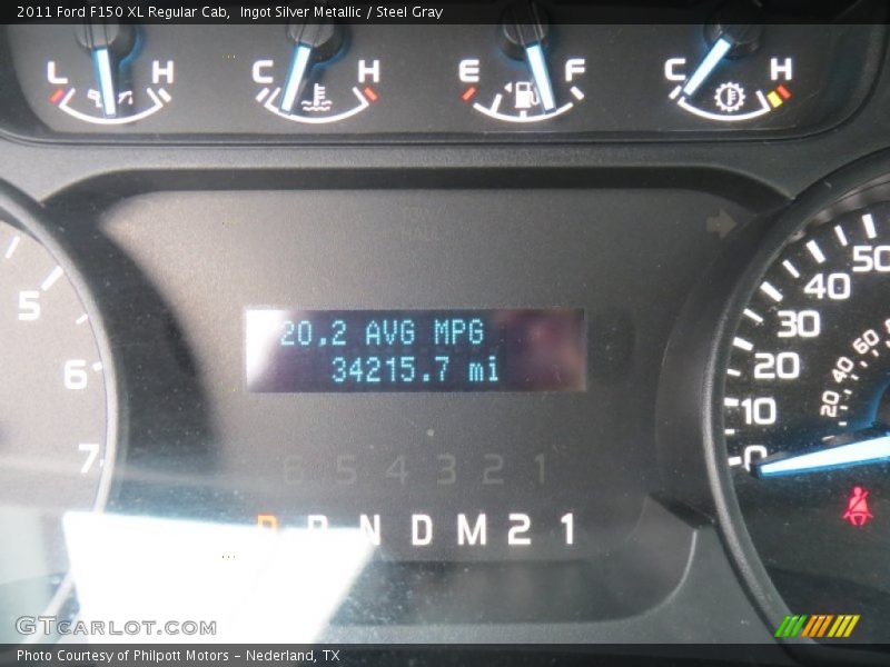 Ingot Silver Metallic / Steel Gray 2011 Ford F150 XL Regular Cab