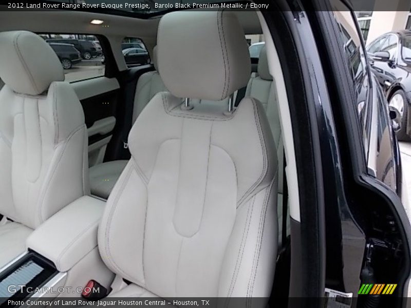 Barolo Black Premium Metallic / Ebony 2012 Land Rover Range Rover Evoque Prestige