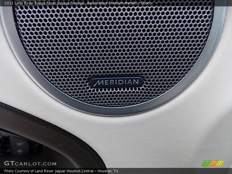 Barolo Black Premium Metallic / Ebony 2012 Land Rover Range Rover Evoque Prestige