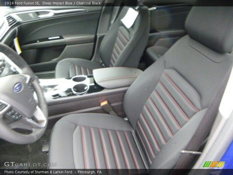 Front Seat of 2014 Fusion SE
