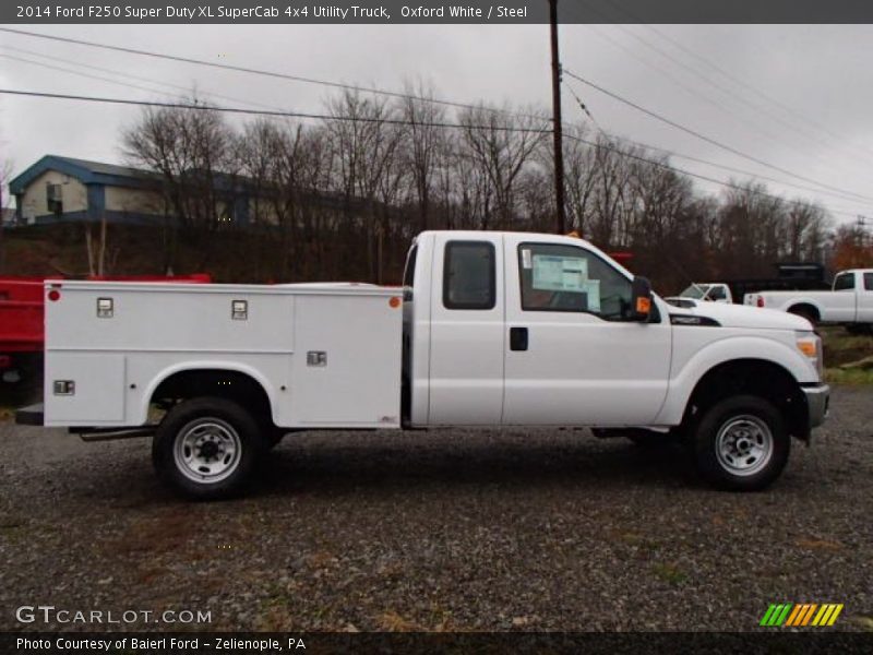Oxford White / Steel 2014 Ford F250 Super Duty XL SuperCab 4x4 Utility Truck