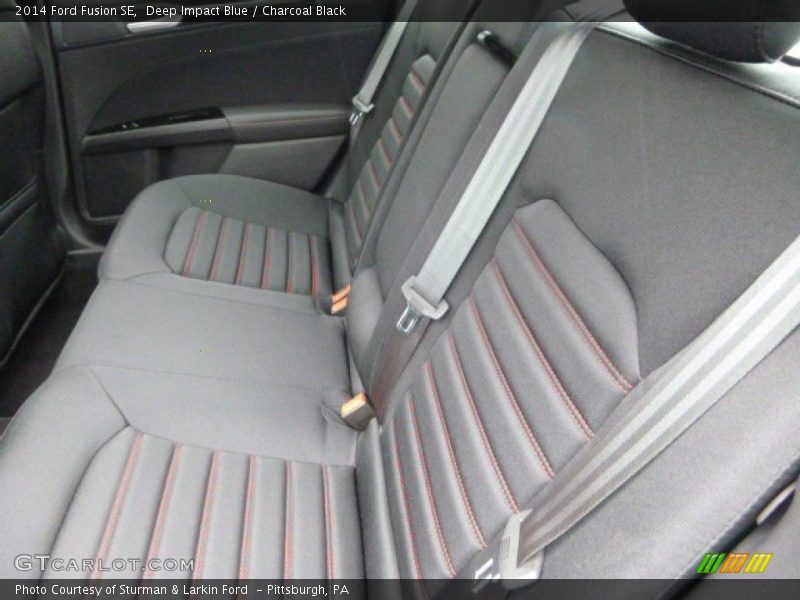 Rear Seat of 2014 Fusion SE
