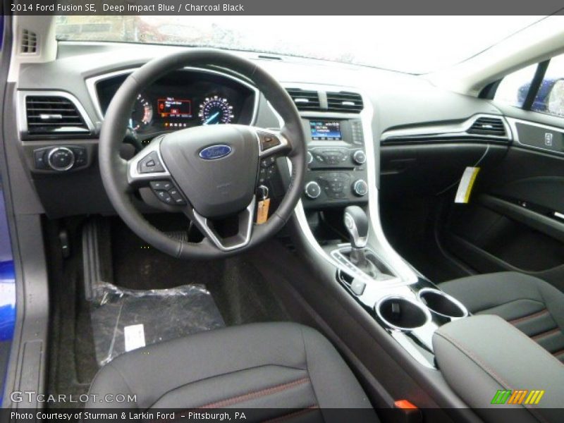 Charcoal Black Interior - 2014 Fusion SE 