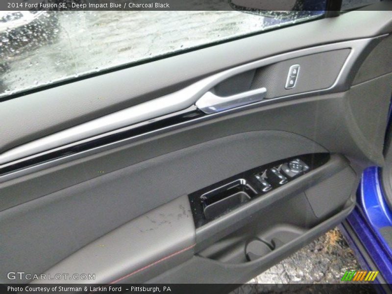 Deep Impact Blue / Charcoal Black 2014 Ford Fusion SE