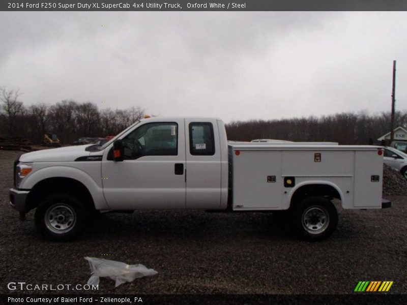 Oxford White / Steel 2014 Ford F250 Super Duty XL SuperCab 4x4 Utility Truck