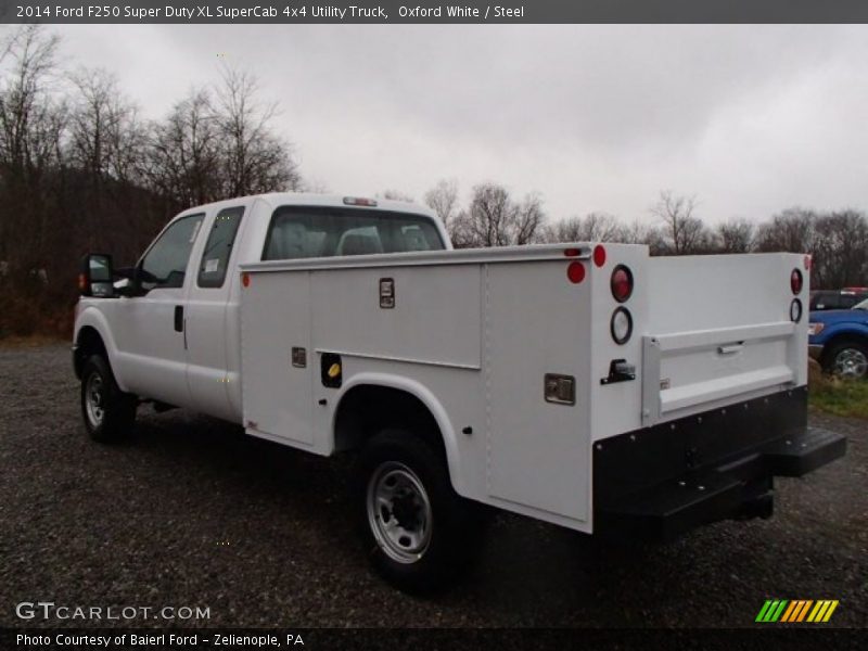 Oxford White / Steel 2014 Ford F250 Super Duty XL SuperCab 4x4 Utility Truck