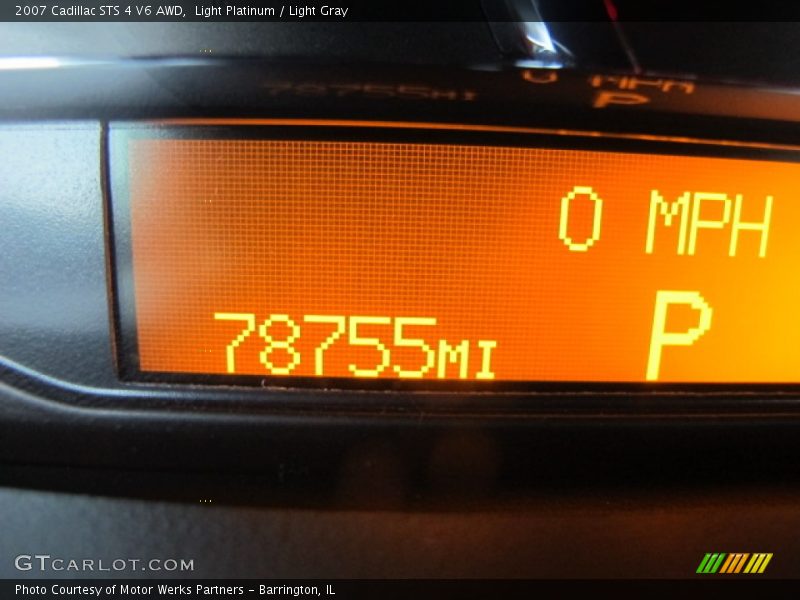 Light Platinum / Light Gray 2007 Cadillac STS 4 V6 AWD