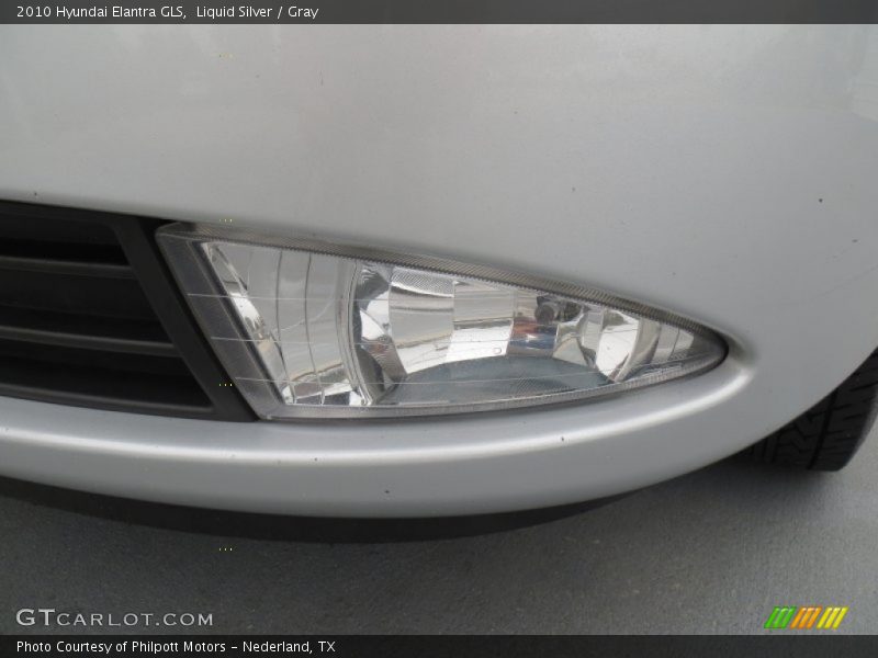 Liquid Silver / Gray 2010 Hyundai Elantra GLS