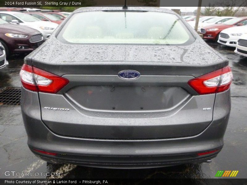 Sterling Gray / Dune 2014 Ford Fusion SE