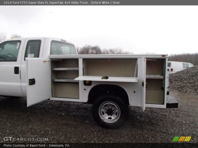 Oxford White / Steel 2014 Ford F250 Super Duty XL SuperCab 4x4 Utility Truck