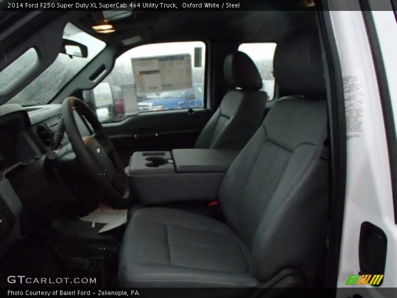 Oxford White / Steel 2014 Ford F250 Super Duty XL SuperCab 4x4 Utility Truck
