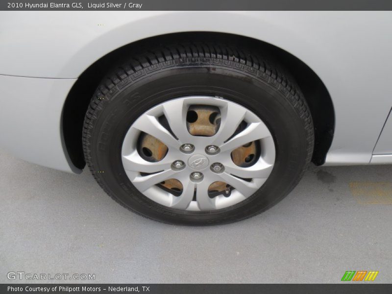 Liquid Silver / Gray 2010 Hyundai Elantra GLS