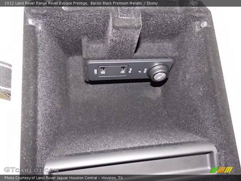 Barolo Black Premium Metallic / Ebony 2012 Land Rover Range Rover Evoque Prestige