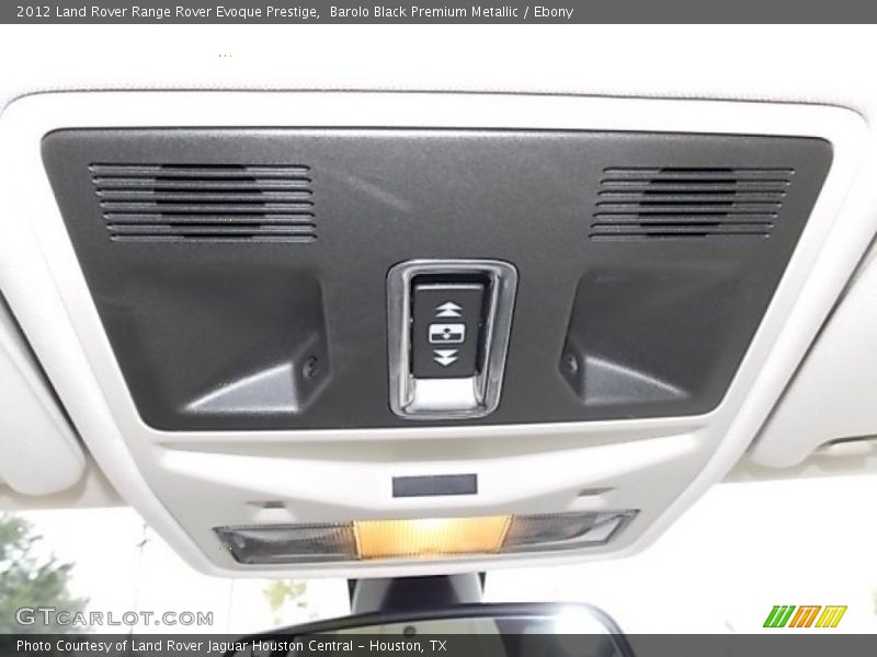 Barolo Black Premium Metallic / Ebony 2012 Land Rover Range Rover Evoque Prestige