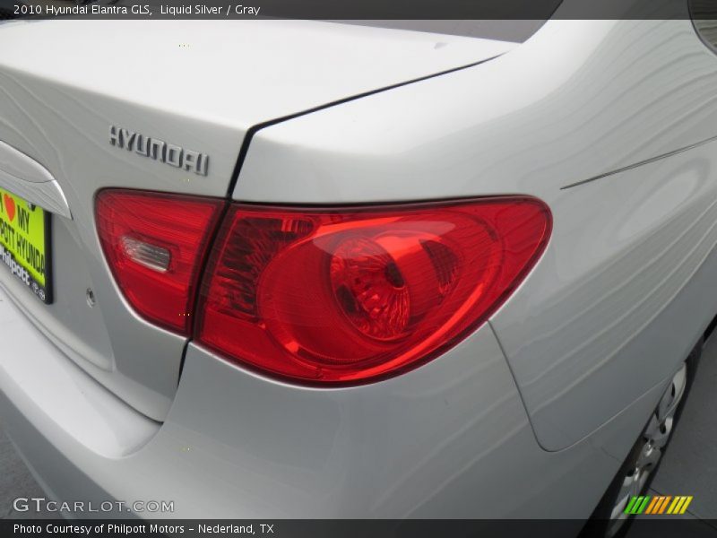 Liquid Silver / Gray 2010 Hyundai Elantra GLS