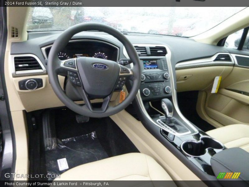 Sterling Gray / Dune 2014 Ford Fusion SE