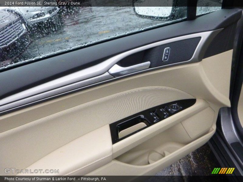 Sterling Gray / Dune 2014 Ford Fusion SE