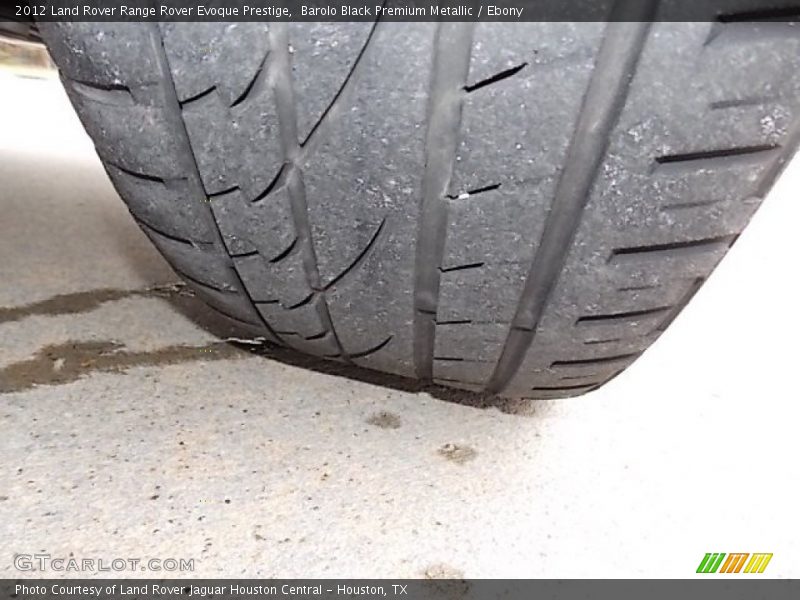 Barolo Black Premium Metallic / Ebony 2012 Land Rover Range Rover Evoque Prestige