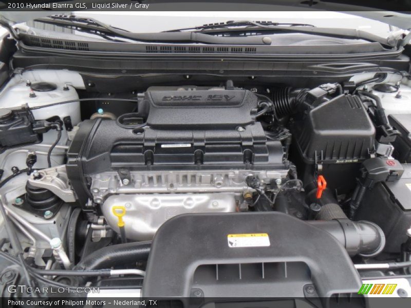 Liquid Silver / Gray 2010 Hyundai Elantra GLS