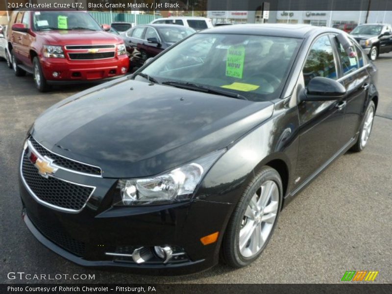Black Granite Metallic / Jet Black 2014 Chevrolet Cruze LTZ
