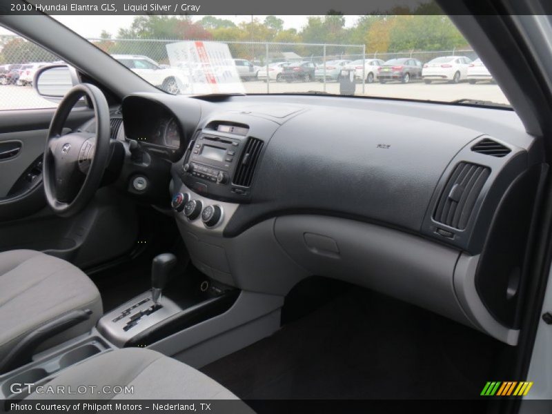 Liquid Silver / Gray 2010 Hyundai Elantra GLS