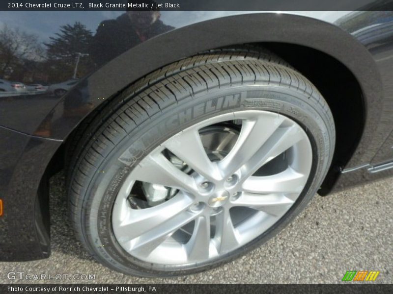 Black Granite Metallic / Jet Black 2014 Chevrolet Cruze LTZ