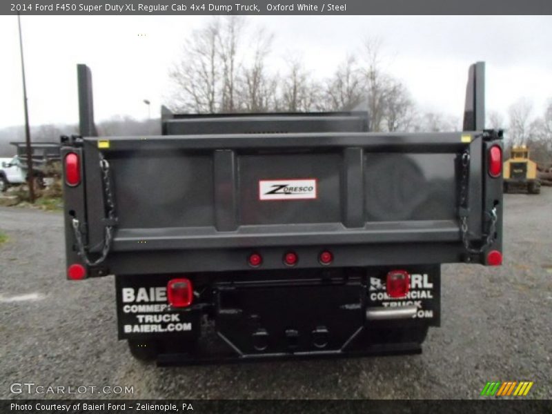 Oxford White / Steel 2014 Ford F450 Super Duty XL Regular Cab 4x4 Dump Truck