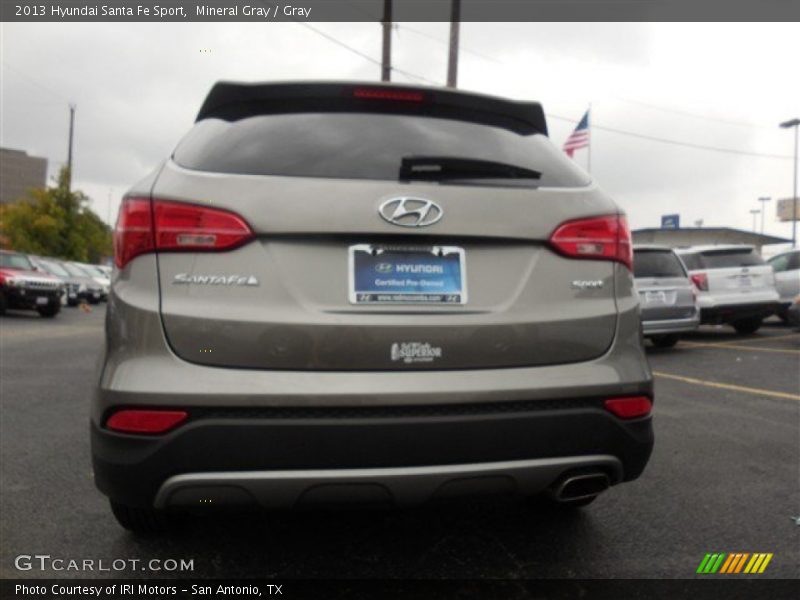 Mineral Gray / Gray 2013 Hyundai Santa Fe Sport