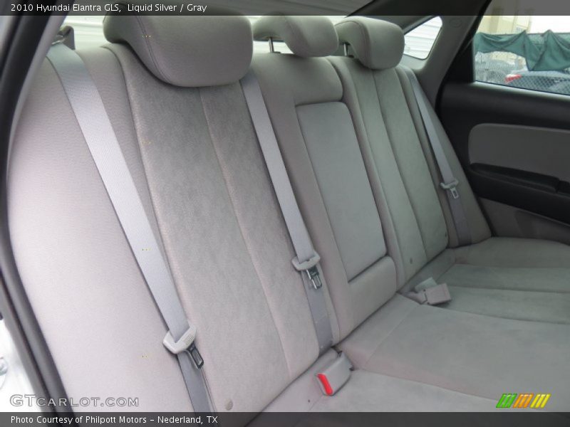 Liquid Silver / Gray 2010 Hyundai Elantra GLS