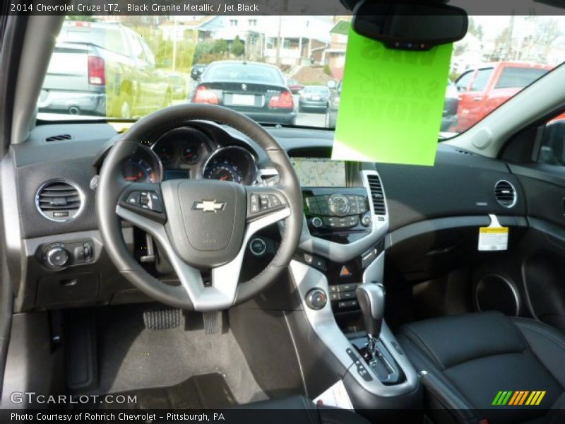 Black Granite Metallic / Jet Black 2014 Chevrolet Cruze LTZ