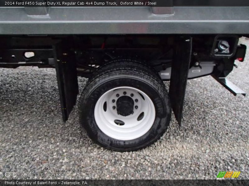 Oxford White / Steel 2014 Ford F450 Super Duty XL Regular Cab 4x4 Dump Truck