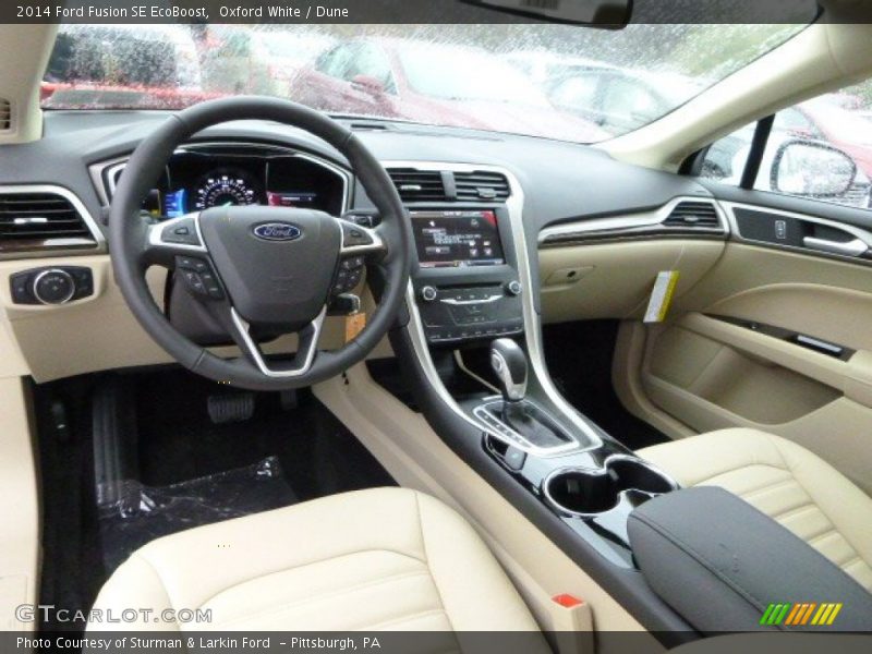  2014 Fusion SE EcoBoost Dune Interior